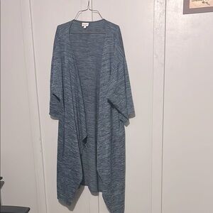 Lularoe blue heathered Shirley